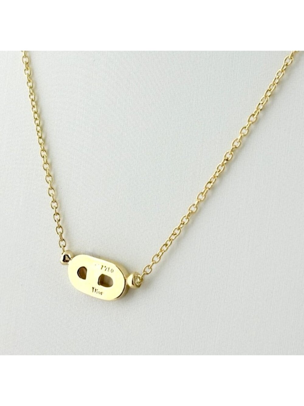 Dior Mere Diamond Necklace YG Yellow Gold Pendant - Picture 3 of 6